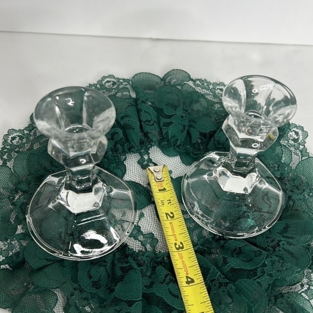 CANDLE HOLDERS, GLASS - Picture 5 of 17